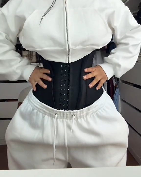 Fajas Colombianas Double Compression Steel Bones Waist Trainer