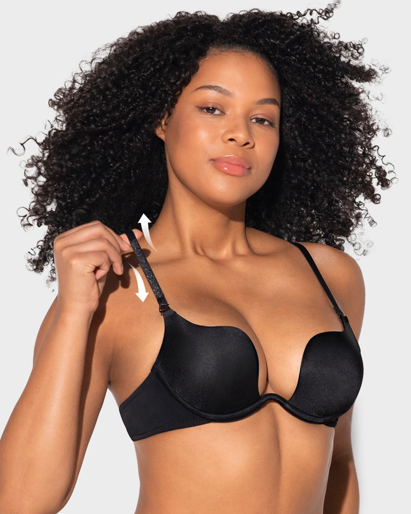 U-Shaped Backless Bra with Lift